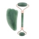 thumbnail image 4 of 2 Uds Jade Masaje Facial Doble Rodillo Guasha Masajeador Tablero Kit Oro, 4 of 5