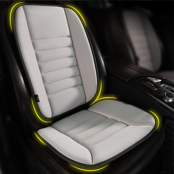 Cojín para Asiento de Coche kingphenix de Espuma Viscoelástica Gris