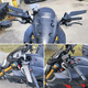 thumbnail image 5 of Espejo Aleron Tunnig Manubrio Para Motos + Pernos. Negro, 5 of 6