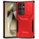 thumbnail image 1 of Funda Resistente para Samsung Galaxy S24 Ultra con Tapa Deslizante y Protección Militar Rojo, 1 of 6