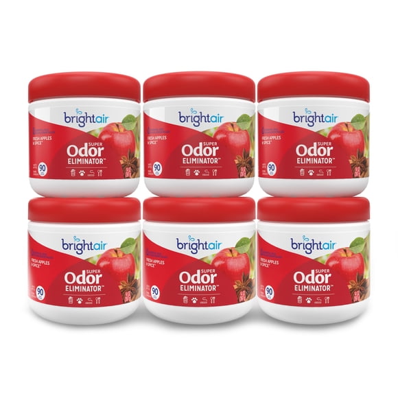 Eliminador de olores Bright Air Super Fresh Apples & Spice 400 ml x6