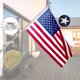 thumbnail image 1 of Kit de Mástil para Bandera Quarut House con Bandera de Acero Inoxidable de 6 pies, 1 of 6