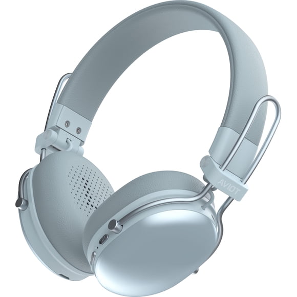 AVIOT WA-Q1 Auriculares Inalámbricos con Cancelación de Ruido | On‑Ear, 55 h de Reproducción, Carga Rápida, Drivers, Diseño Elegante, Ligero, Ajuste Cómodo, Diseño Compacto Plegable (BL)