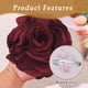 thumbnail image 3 of Broche elegante de moda con borde quemado, alfiler de flor para traje de mujer, ropa profesional, adornos de ramillete hechos a mano., 3 of 5