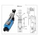 thumbnail image 2 of Limit Switch O Final De Carrera Con Rueda Ajustable Me-8108, 2 of 5