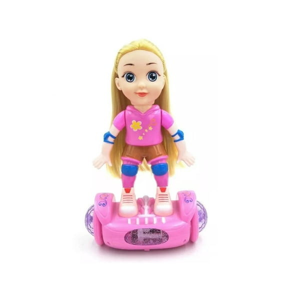 Muñeca En Aero Patineta De Equilibrio Juguete Para Niñas