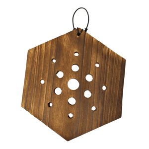 Ioensy - Macetero De Pared Con Tablero De Montaje De Helecho Para Jardinería De Interior, Ahorra Espacio, Versátil, Hexagonal.
