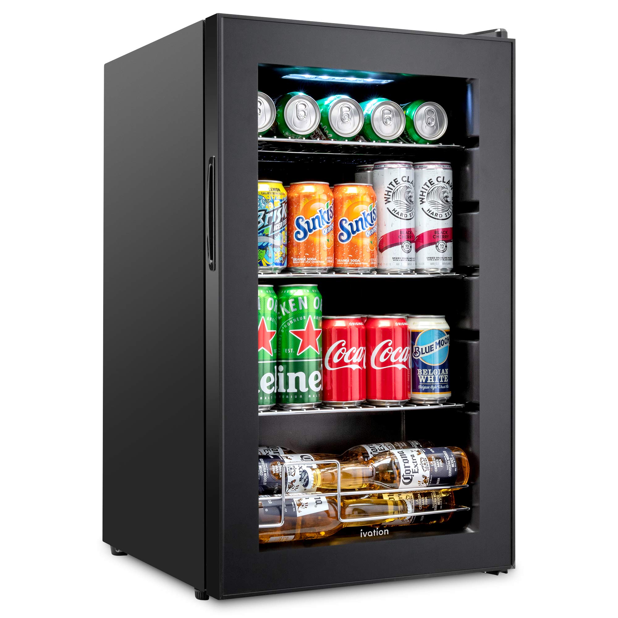 Refrigerador De Bebidas Ivation 101 Can Independiente Negro