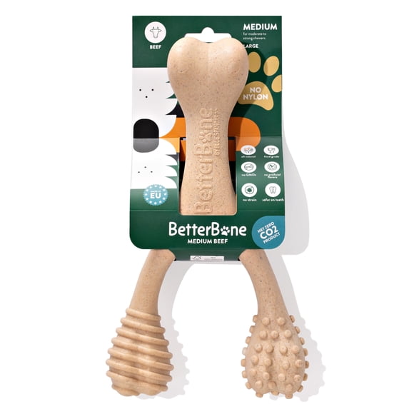 Juguete masticable BetterBone de densidad media, libre de nylon