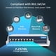 thumbnail image 3 of Conmutador PoE Yuanley de 8 puertos Gigabit impermeable para exteriores 1000 Mbps, 3 of 7