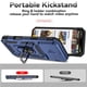 thumbnail image 3 of Estuche GANGXUN para iPhone 16 Pro, soporte giratorio 360°, estilo mecánico y magnético, 3 of 5