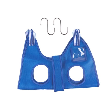 Magideal - Arnés De Hamaca Para El Aseo Del Perro Suministros De Baño, Mascota Profesional, Ayudante De Hamaca Para El Aseo Del Animal Doméstico Bolsa De Sujeció Azul