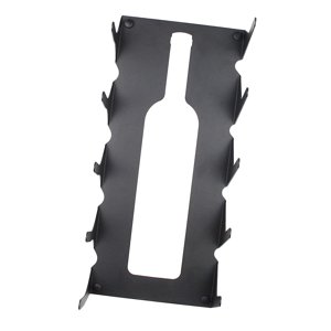 Magideal - Estante De Exhibición De Botellas De Vino, Estante De Exhibición De Botellas De Vino, Estantes De Vino De Mesa De Montaje En Pared De 5 Botellas De