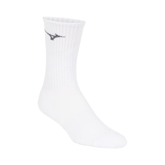 Calcetines Mizuno Vital Crew Pack de 3 - Blanco Talla Mediana (EE. UU.)
