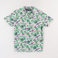 Guayabera Niño Verde Full Print Survival Minecraft