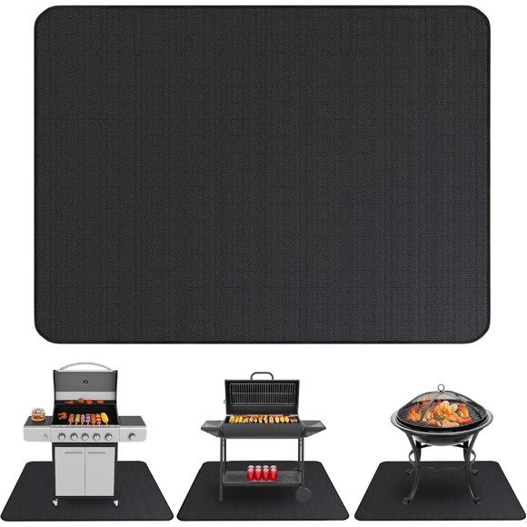 Under Grill Mats for Outdoor Grill 60 x 40 inch Double-Sided