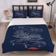 thumbnail image 1 of SNES Controller Disassembly Themed Bedding Set Duvet Cover and Pillowcase Set, 1 of 5