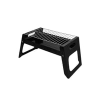 Importclick - Mini Parrilla Carbón Portátil Asado 47X22X22.5 Cm