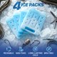 thumbnail image 2 of Paquete de 4 Bolsas de Hielo Reutilizables RIDGECOOL Extra Grandes 26x20 cm, 2 of 6