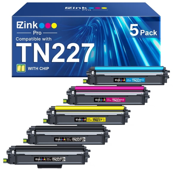 Cartucho de Tóner Compatible E-Z Ink Pro para Brother TN227 (Paquete de 5)