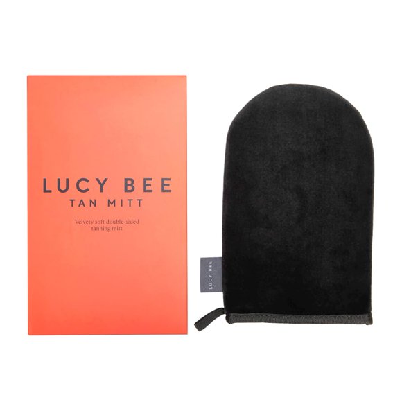 Guante de bronceado Lucy Bee reutilizable de doble cara negro