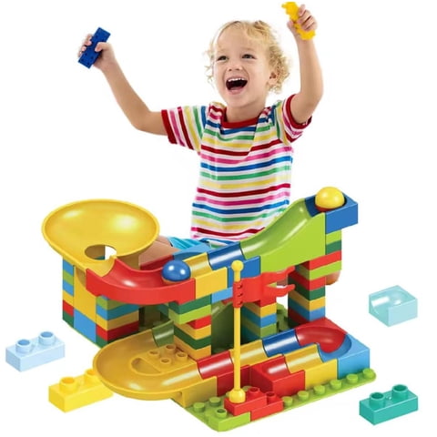 Genérico - Juego De Bloques De Construccion 88 Piezas Amarillo