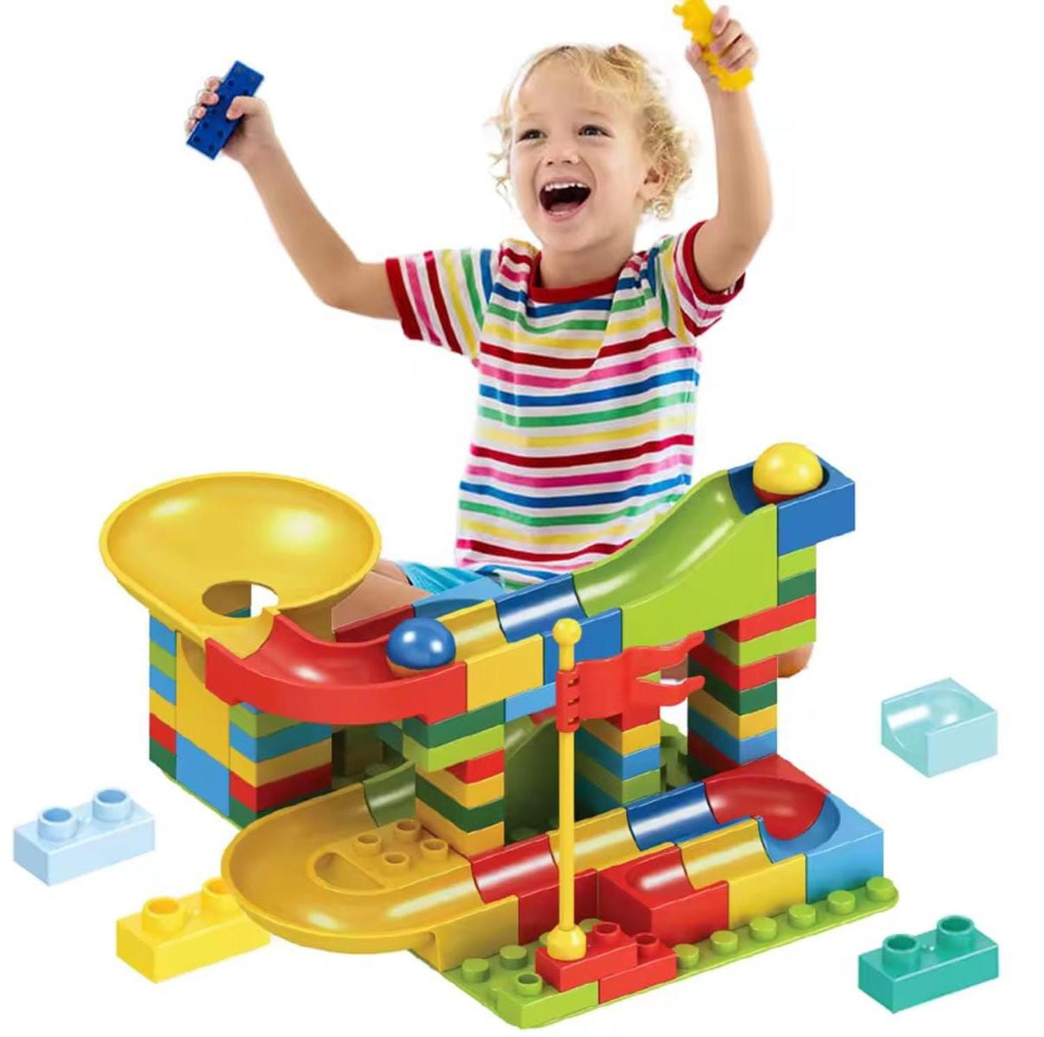 Genérico - Juego De Bloques De Construccion 88 Piezas Amarillo