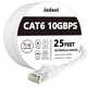 thumbnail image 1 of Cable Ethernet Jadaol Cat 6 de 25 pies y 10 Gbps, compatible con Cat8 Cat7, blanco, 1 of 6