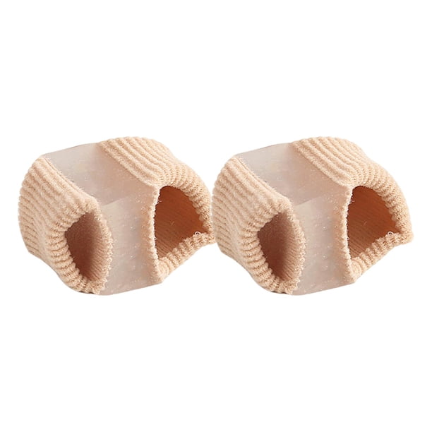 Corrector de Juanetes de Gel Separador de Dedos de 2 Unidades para Alineación de Dedos de Los Pies, Dedos Superpuestos, Férula de Juanetes de Gel , S 3x1.5x2cm Irregular