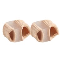 Magideal - Corrector De Juanetes De Gel Separador De Dedos De 2 Unidades Para Alineación De Dedos De Los Pies, Dedos Superpuestos, Férula De Juanetes De Gel , S 3X1.5X2Cm Irregular