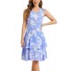 thumbnail image 2 of INSPIRE CHIC Conjuntos de 2 Piezas para Mujer Vestido sin Mangas de Chifón Floral y Conjunto de Chaqueta Blanco Azul L, 2 of 6