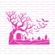 thumbnail image 5 of Plantilla de Cementerio de Halloween reutilizable de Mylar – Stencil Revolution, 5 of 5