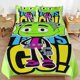 thumbnail image 1 of Teen Titans Go Cartoon Bedding Sets Ultra Soft Skin-Friendly Duvet Cover 3 Piece, Cute Comforter Cover Bed Set for Boys Girls Kids, 1 of 5