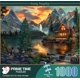 thumbnail image 4 of Rompecabezas Prime Time Puzzles Mountain Cabin 1000 piezas, 4 of 9