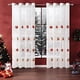 thumbnail image 4 of 2 PANEL DE CORTINA VISILLO TRANSPARENTE DISEÑO NAVIDEÑO 140X230 CM V1, 4 of 4