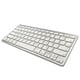 thumbnail image 1 of Mini Teclado Bluetooth Inalámbrico Plateado para Tablet y PC, 1 of 3