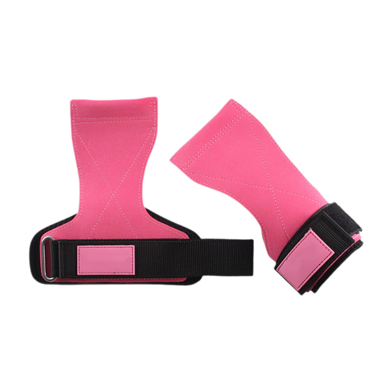 Magideal - Las Cintas Para La Muñeca Para Levantar Pesas Del Gimnasio Para Adultos Dibujan Prácticas Manuales De Protección Práctica De Alto Riesgo Para Líneas D Rosa