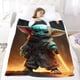 thumbnail image 5 of Bebé Yoda anti-pilling, suave, ligera, esponjosa y acogedora de lujo para hogar y cocina – Perfecta para niños y adultos, 100 x 150 cm, 5 of 6