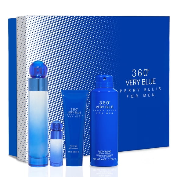 Set de Regalo Perry Ellis 360° Very Blue Eau de Toilette 100 ml