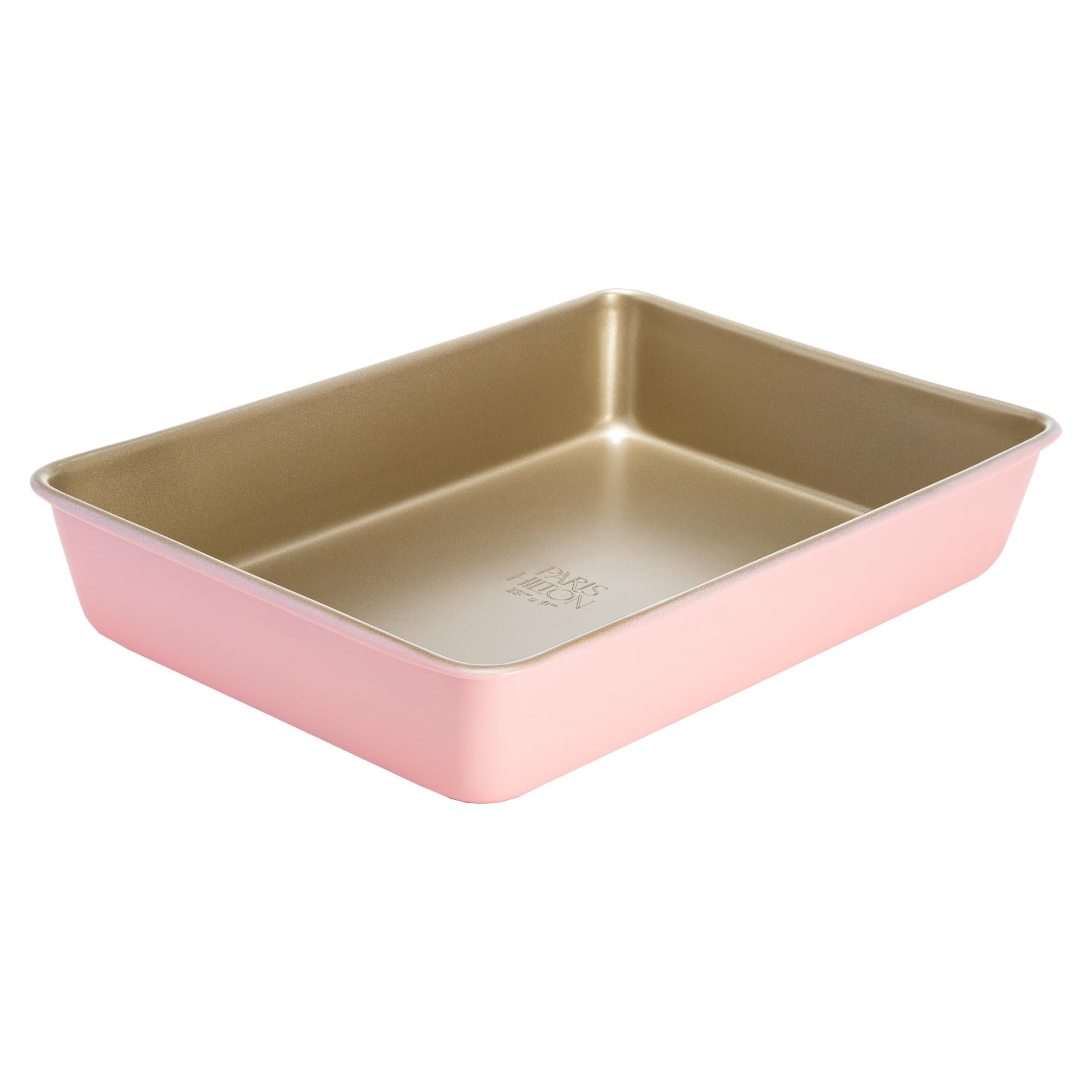 Bakeware Paris Hilton, Antiadherente, Acero Al Carbono, 33 X 23 Cm, Color Rosa