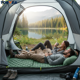 thumbnail image 4 of Colchoneta Inflable Doble Camping Plegable Con Almohada, 4 of 6