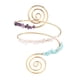 thumbnail image 4 of Pulsera de Brazo Línea en Espiral Regalo Elegante Brazalete en Espiral Decorativo Brazalete de Brazo Abierto, 4 of 5
