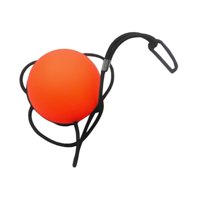 Magideal - Pelota De Lacrosse, Pelota De Autoentrenamiento Para Práctica De Lacrosse En El Patio, Equipo De Entrenamiento Con Cuerda, Material De Pvc Ajustable Que Brilla En La Oscuridad, Adecuada Naranja