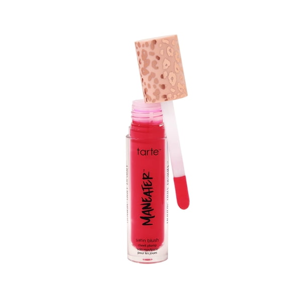 Blush Tarte Maneater, mejillas satinadas, regordete con agua de coco, vegano
