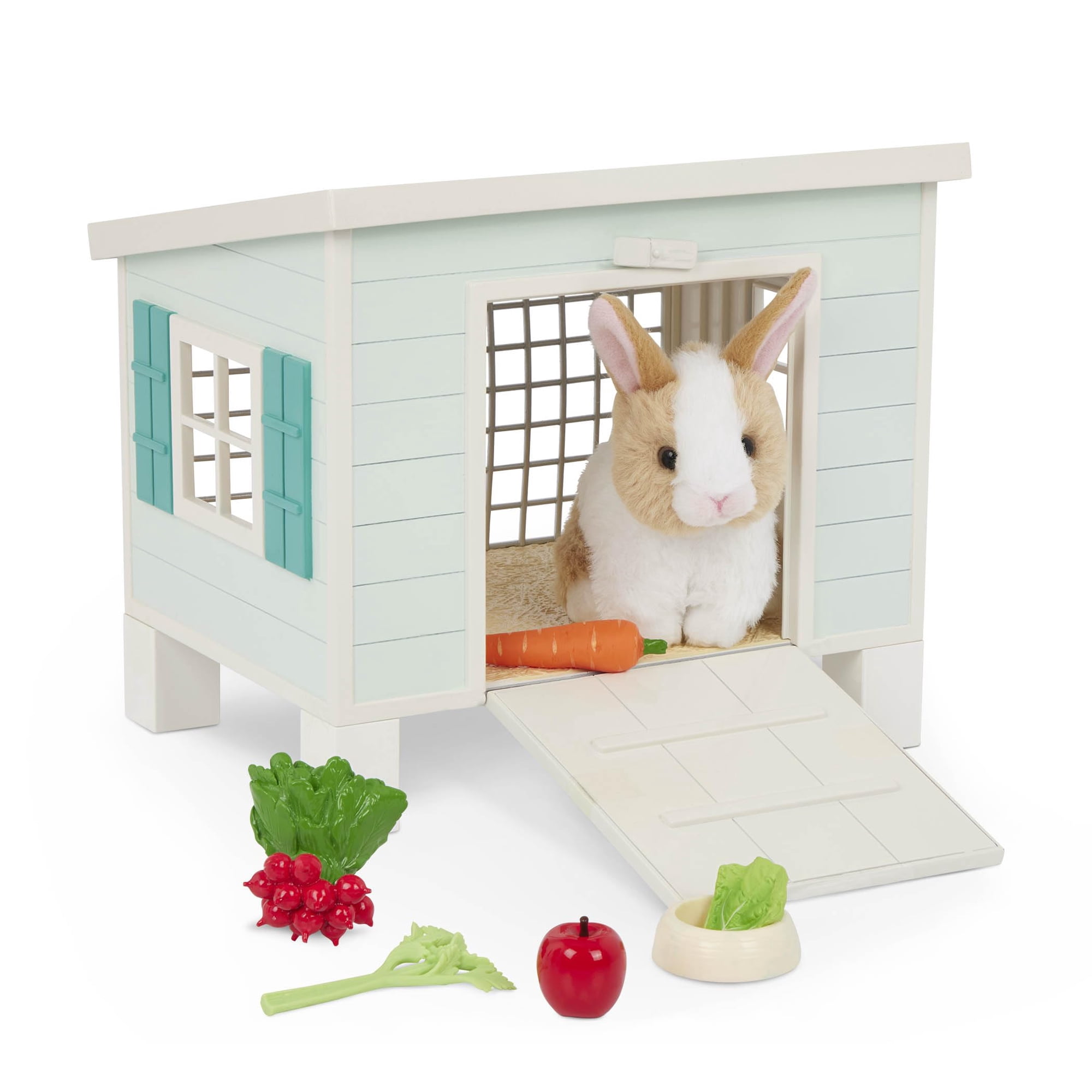 Casa De Animales Playset Our Generation Para Mascotas Con Miniconejo