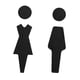 thumbnail image 4 of Letreros Para Baños De Hombres Y Mujeres Letreros Para Puertas De Baños Para Bares, Restaurantes Y Hoteles, 4 of 5
