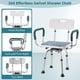 thumbnail image 2 of Silla de ducha giratoria ajustable Aidwaygo con capacidad de 400 lb, 2 of 8