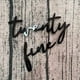 thumbnail image 4 of Cake Topper Snvpnyd Twenty Fine Birthday Party Black Acrílico, 4 of 5