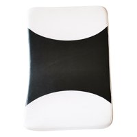 Ioensy - Durable Thai Pads Transpirable Sparring Mma Kick Training Strike Shield Blanco Negro Color L