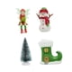 thumbnail image 3 of 4 Piezas De Figuras Navideñas De Elfo, Muñeco De Nieve, árbol, Bota Resistente Para Jardín Exterior, 3 of 3